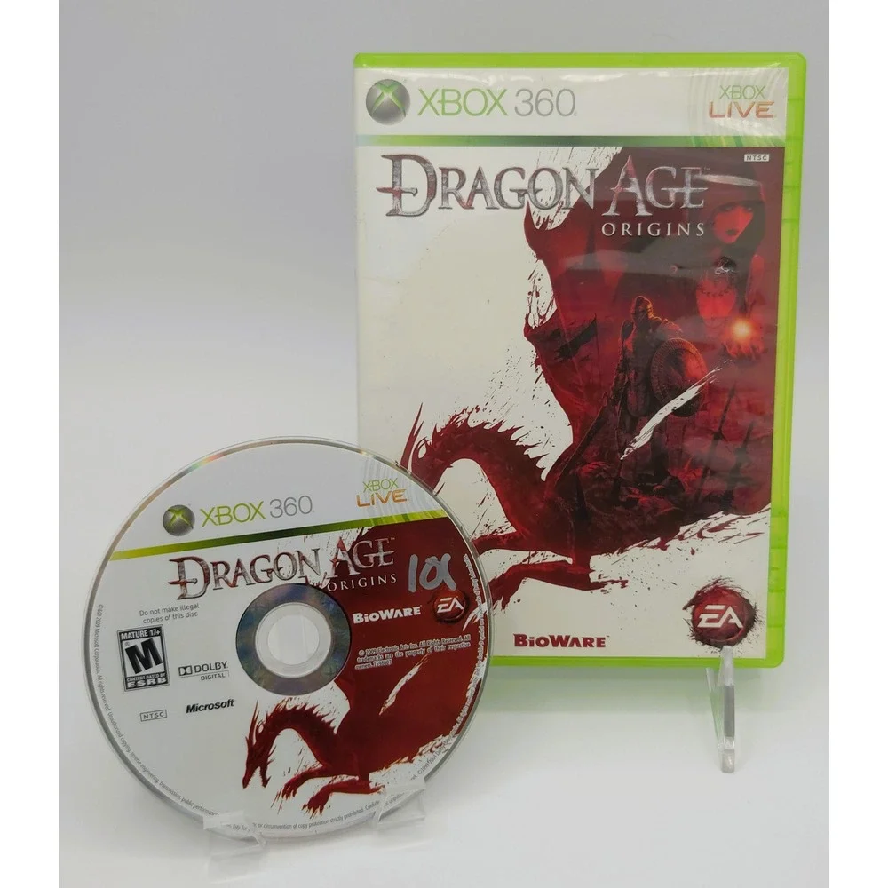 Dragon Age Origins - Xbox 360 - Game & Case - BioWare - EA - Tested